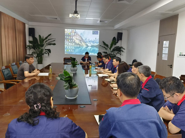 公司副總經理、安全總監(jiān)到鋼構公司調研