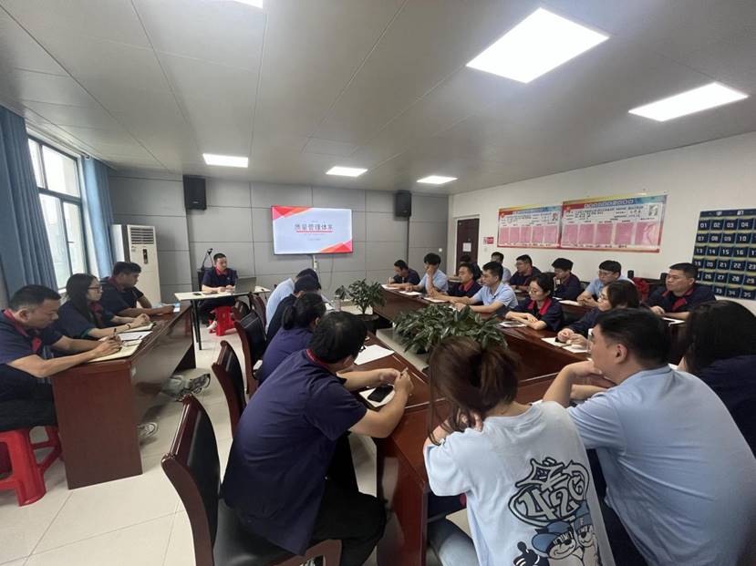 建材公司開展QC管理、質(zhì)量管理知識培訓(xùn)