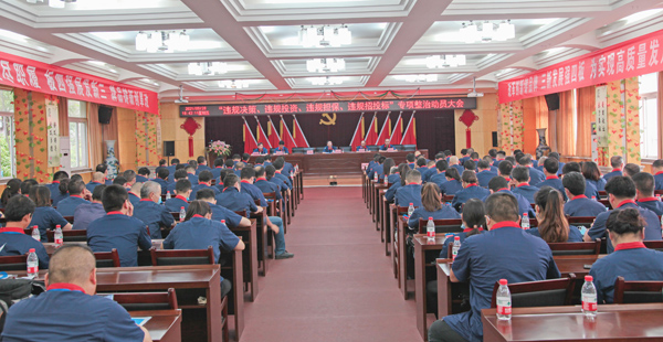 公司召開(kāi)“違規(guī)決策、違規(guī)投資、違規(guī)擔(dān)保、違規(guī)招投標(biāo)”專項(xiàng)整治動(dòng)員大會(huì)